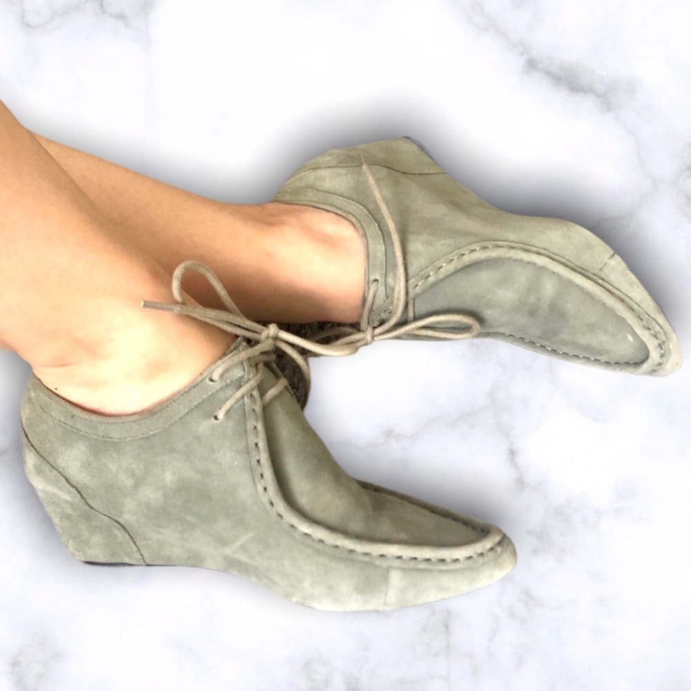 Kenneth Cole Gentle Souls Deerskin Wedge Boots